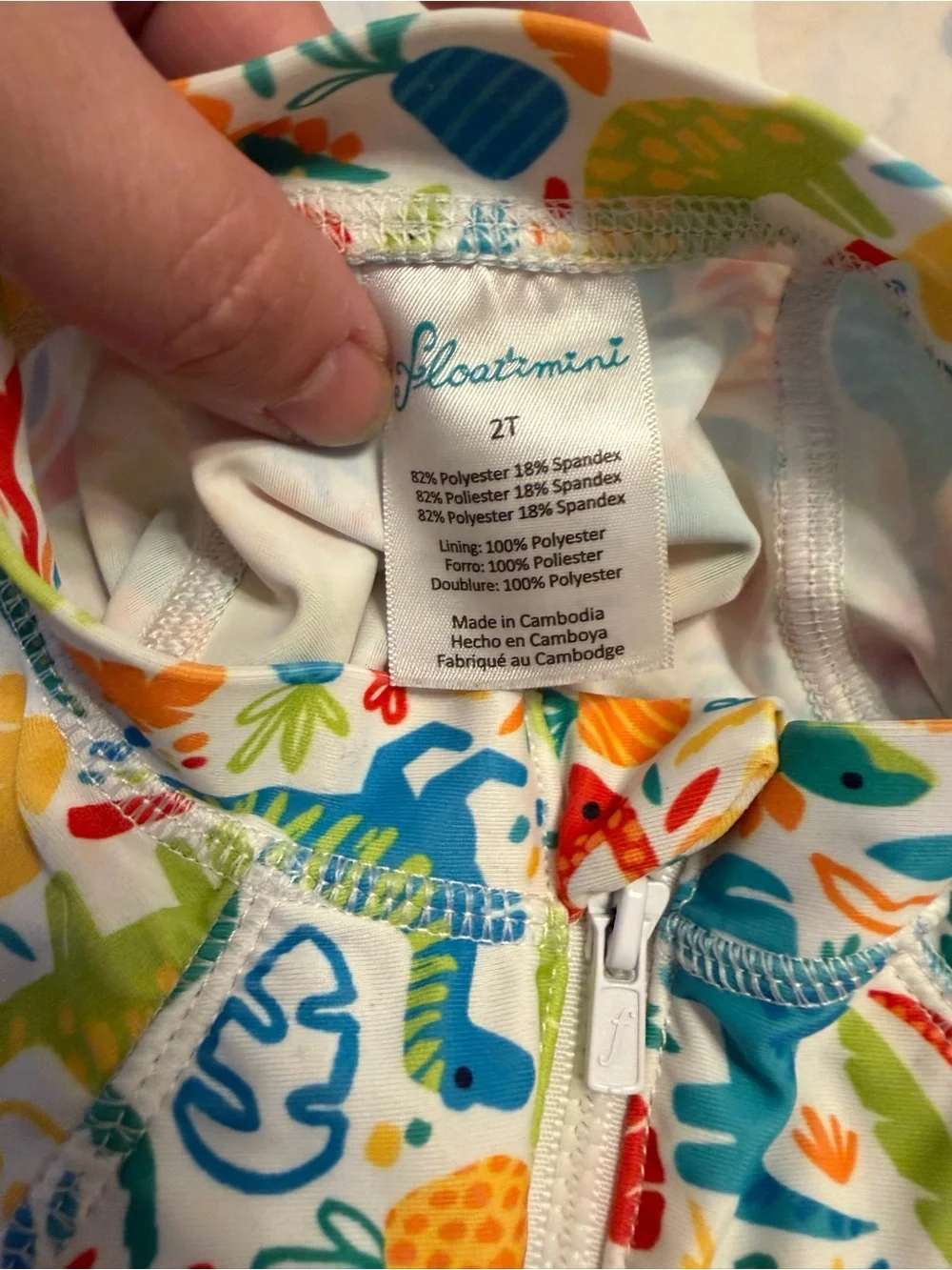 Bundle of 2 toddler swim suits - boy or girl  2T Hanna Andersson and Floatimini